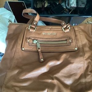 Michael kors leather tote